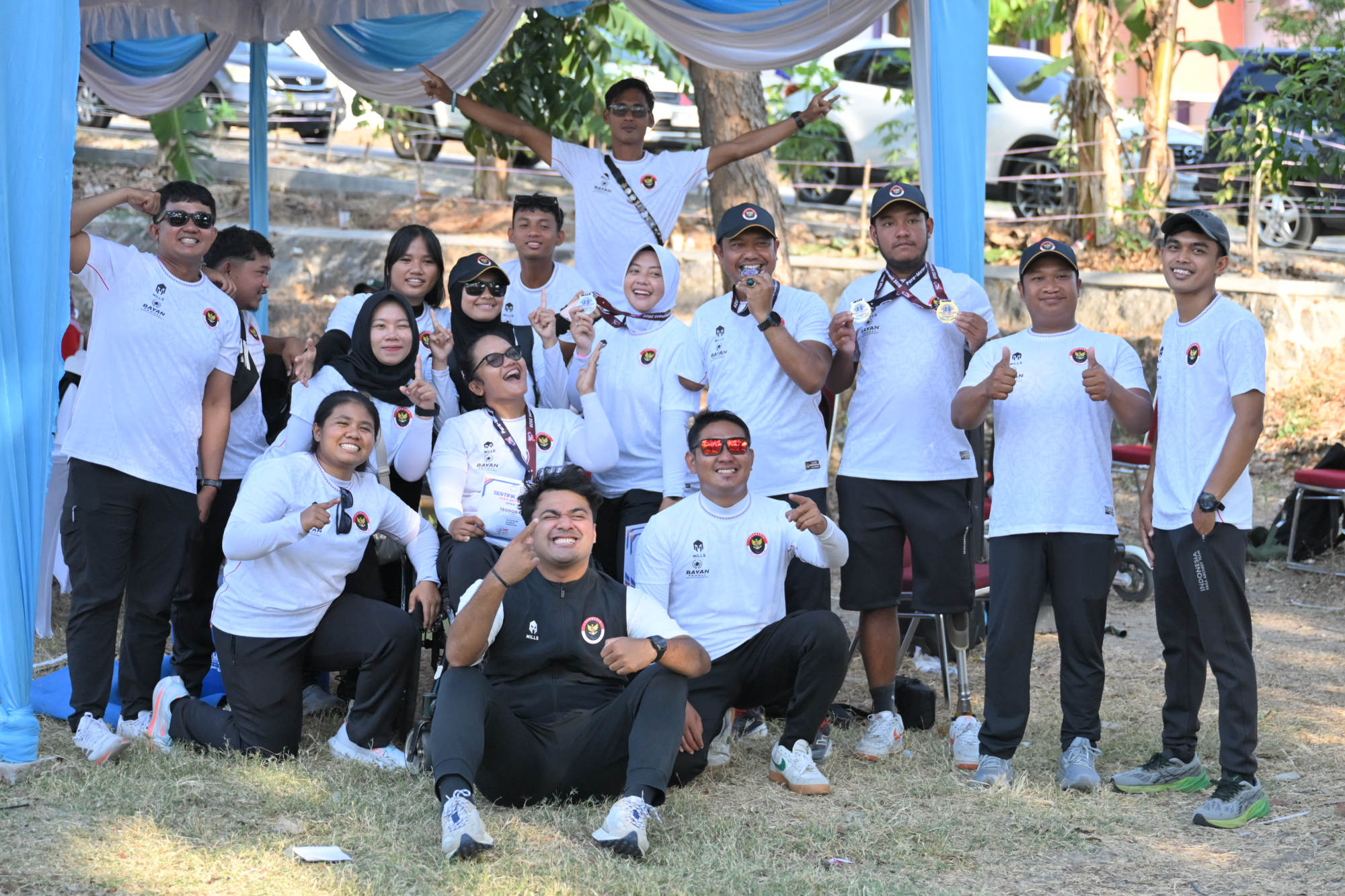 Kejuaraan bertajuk Para-meter Archery Indonesia Open 2026 yang  diikuti 65 peserta dari kategori disabilitas dan non disabilitas, berlangsung 8-9 Agustus 2026 di lapangan FKIP UNS Surakarta, Jawa Tengah. NPC INDONESIA/Bagas Ari