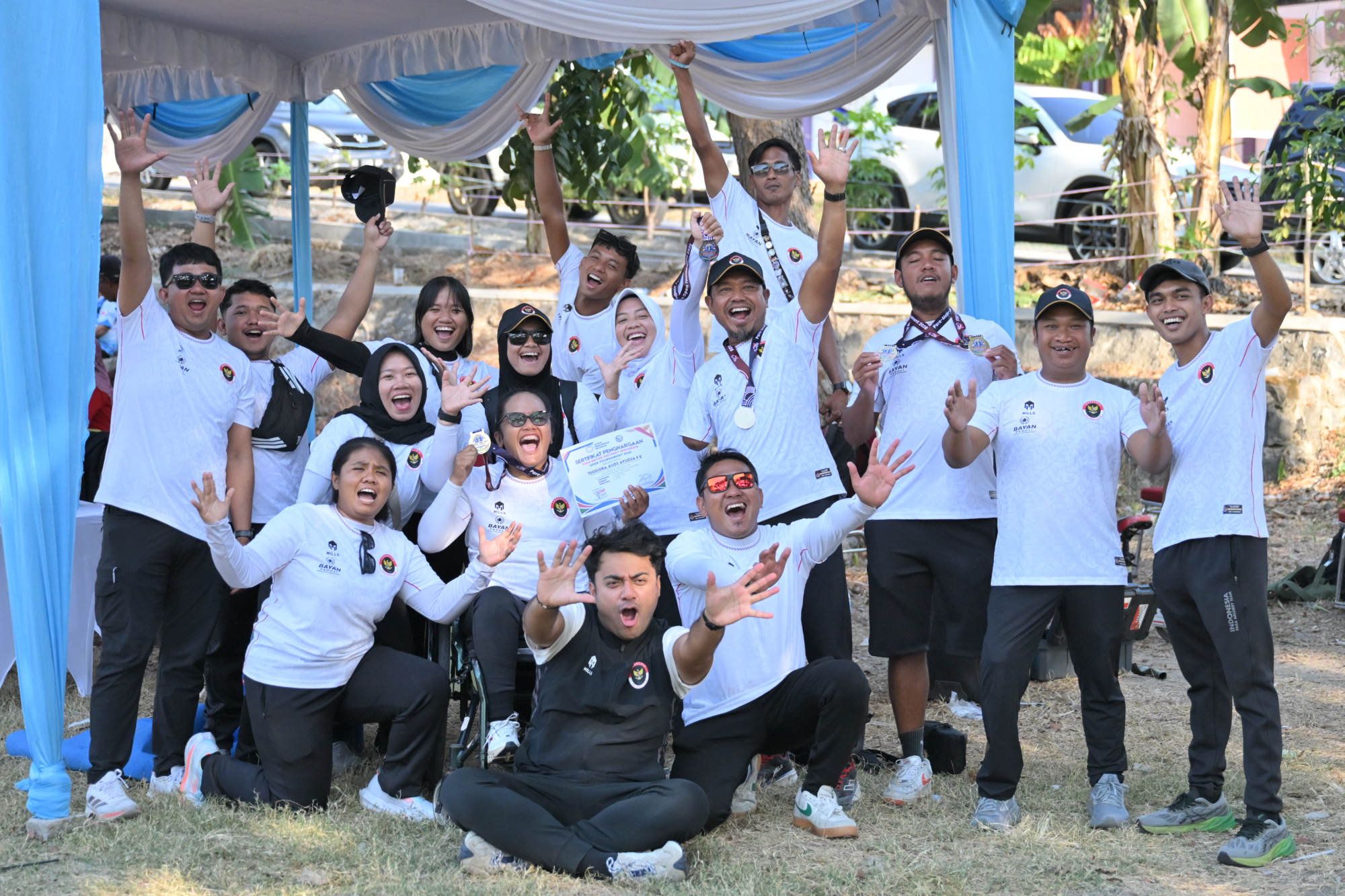 Kejuaraan bertajuk Para-meter Archery Indonesia Open 2026 yang  diikuti 65 peserta dari kategori disabilitas dan non disabilitas, berlangsung 8-9 Agustus 2026 di lapangan FKIP UNS Surakarta, Jawa Tengah. NPC INDONESIA/Bagas Ari
